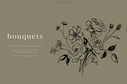 Hand Drawn Bouquets, a Decorative Illustration by PeDe Designs (Thumbnail 2 of 10)