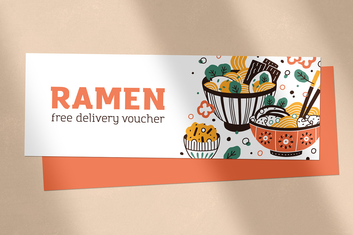 Banners for ramen shop, a Food Illustration by Good Studio (Photo 2 of 3)