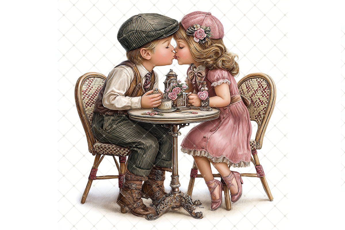 Romantic Couple Clipart JPG, a Person Illustration by Memories By Lea (Photo 17 of 18)