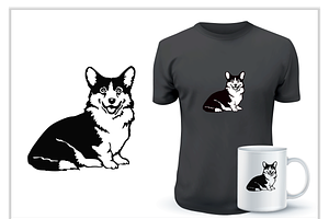 Bold Boxer Dog Design, an Education Illustration by CarWrap design