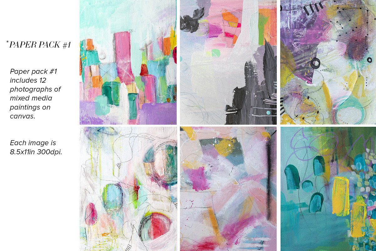 Abstract Paint textures, a Background Graphic by Memow Studio (Photo 2 of 6)