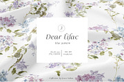 Floral Lilac Watercolor Collection, an Illustration by Grace Noboa Illustrations (Thumbnail 10 of 13)