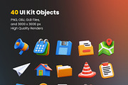 UI KIT Elements 3D Icons, an Object 3D Model by Rakata Studio (Thumbnail 7 of 7)