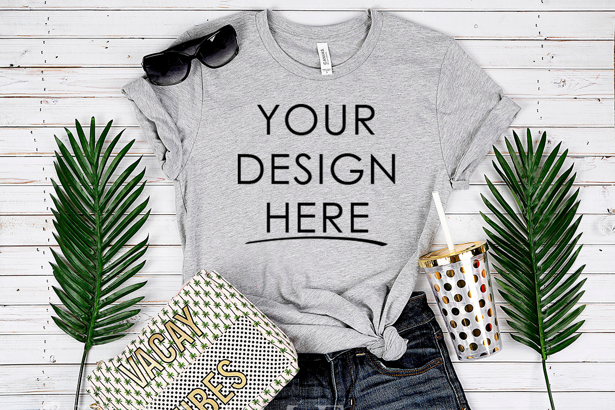 Bella Canvas Mockup Bundle, a Shirt Mockup by SUBLIME Styled Stock (Photo 14 of 15)