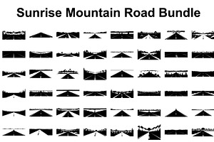 Sunrise Mountain Road Bundle, an Illustration by musafir_fashion