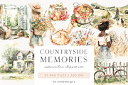 Countryside Memories, a Decorative Illustration by PeDe Designs (Thumbnail 6 of 15)
