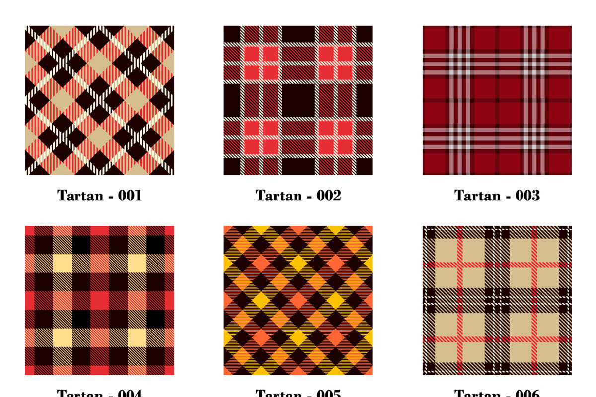 Seamless Tartan Pattern Part-01, a Pattern Graphic by Vectorchoice (Photo 2 of 7)