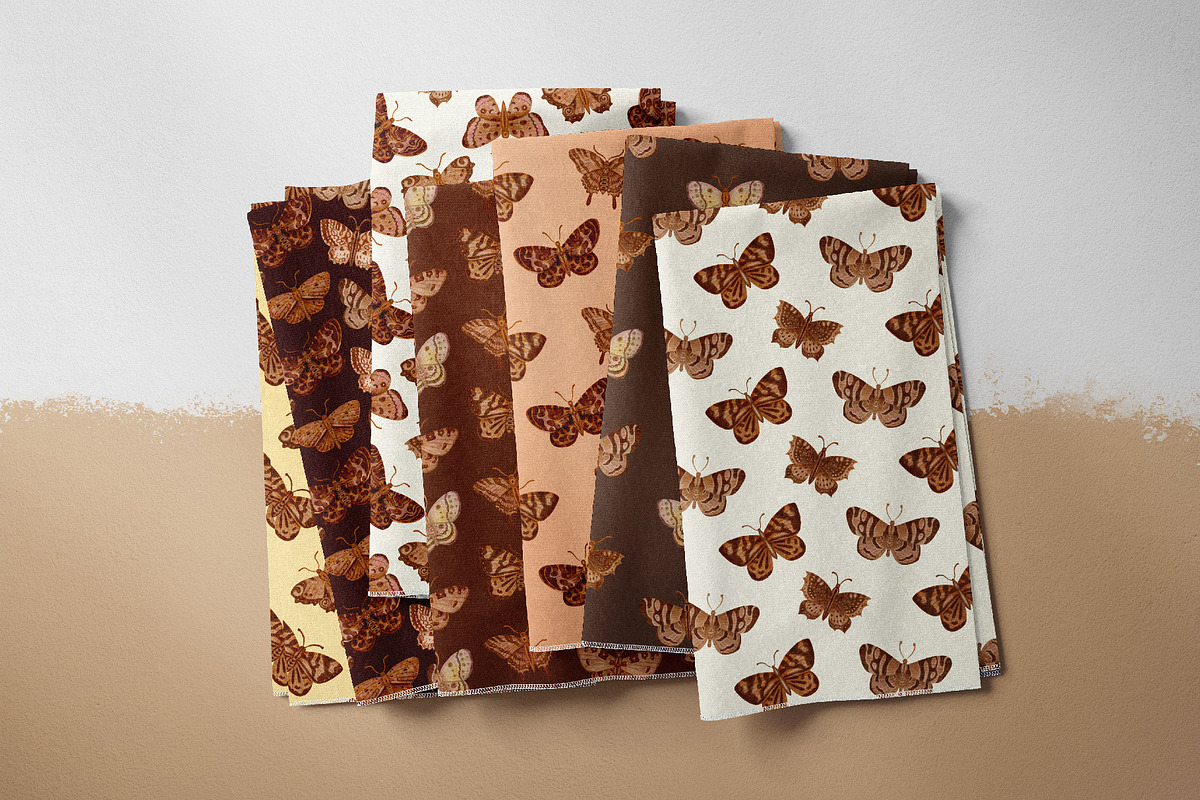 Watercolor Butterflies patterns, a Pattern Graphic by Tiger and Flower (Photo 11 of 17)