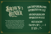 Brown Hunter Victorian Set, a Serif Font by alit design (Thumbnail 2 of 32)