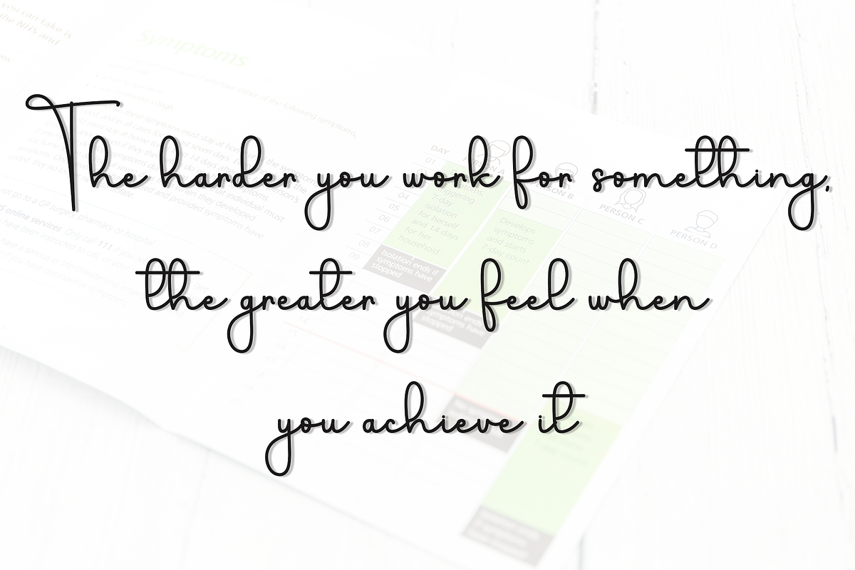 Daughter Forgive, a Handwritten Font by FreshTypeINK (Photo 7 of 8)