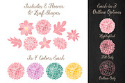 Summer Dahlia Vectors & Clipart, an Illustration by Amanda Ilkov (Thumbnail 3 of 4)