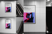 Subway advertising Billboard Mockup, an Advertising Mockup by Tahtagraphic (Thumbnail 1 of 4)