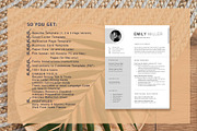 Modern Resume Template, a Resume Template by VictoriousVita (Thumbnail 7 of 8)