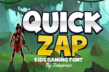 Quick Zap - Kids font