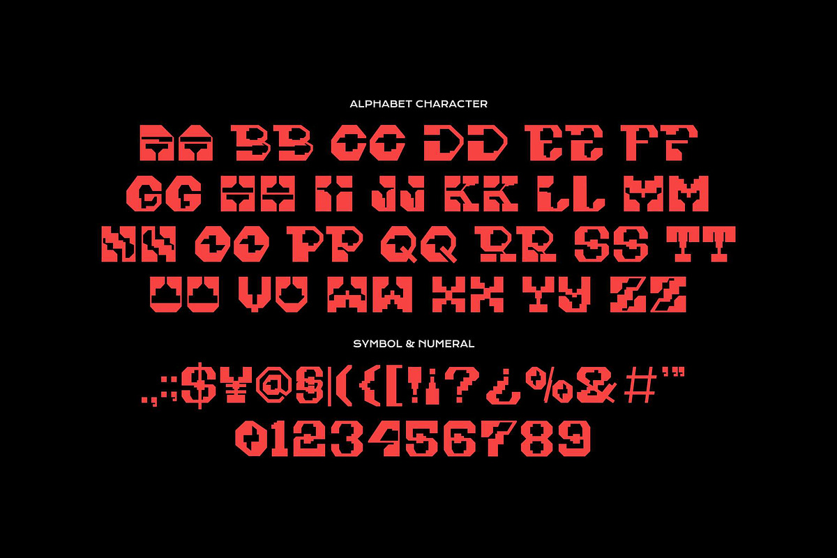 Knock Tonic - Geometric Space Font, a Sans Serif Font by Imoodev (Photo 5 of 5)