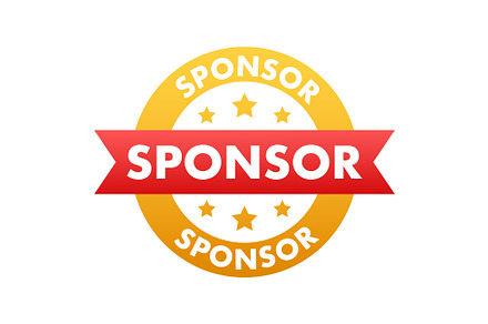 Sponsor award web emblem. Vector, a Finance Illustration by DG-Market