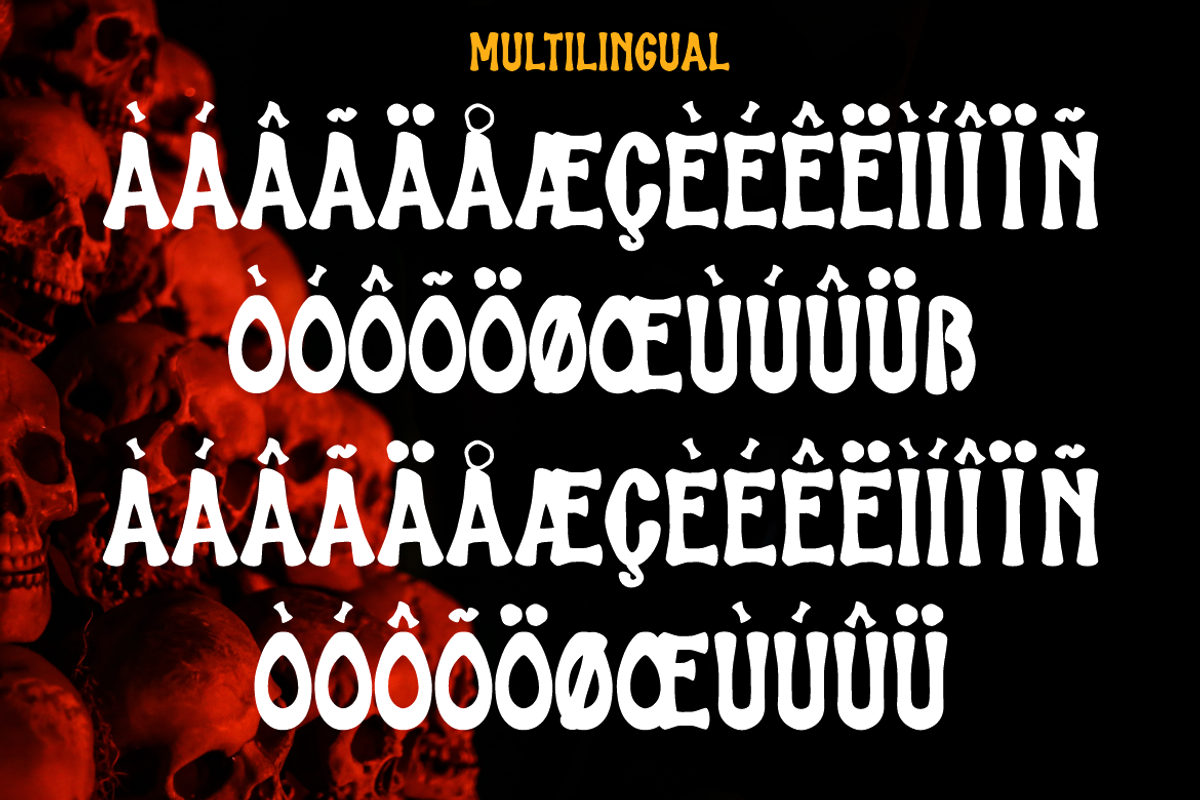 Crime Scream - Halloween Display, a Handwritten Font by Marvadesign (Photo 4 of 6)