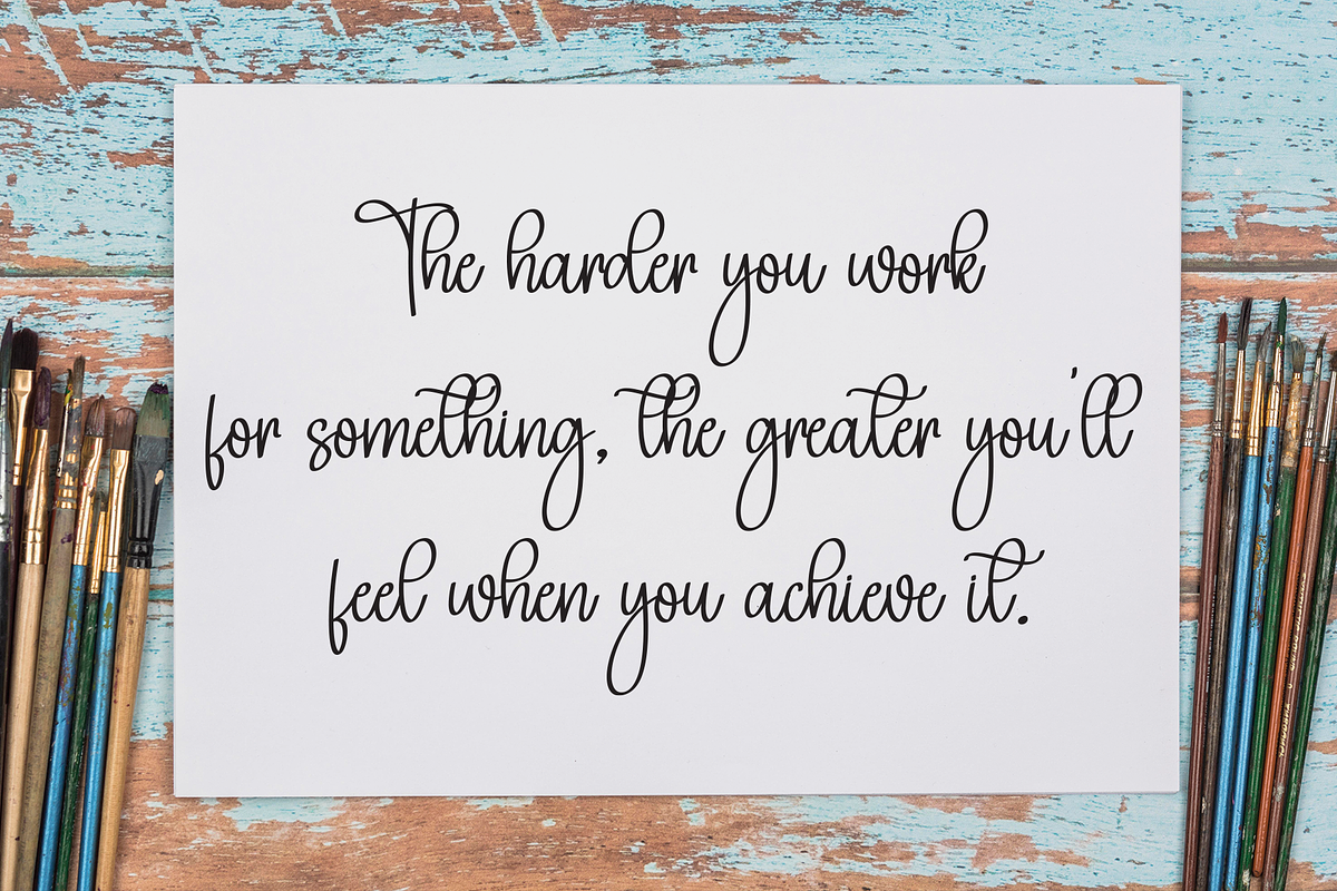 Montana | Script Font, a Handwritten Font by Scratchones (Photo 3 of 8)