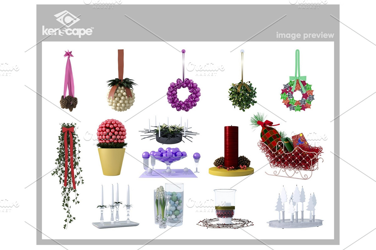 60 Christmas Elements Photo Overlays, a Holiday Photo by KenScape (Photo 7 of 8)