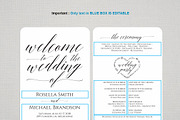 Wedding Program Fan SHR381, an Invitation Template by Shafura_Wedding (Thumbnail 5 of 5)