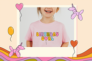 HIPPIE BIRTHDAY | Balloon Font, a Handwritten Font by Maria Feliz Fonts (Thumbnail 4 of 10)