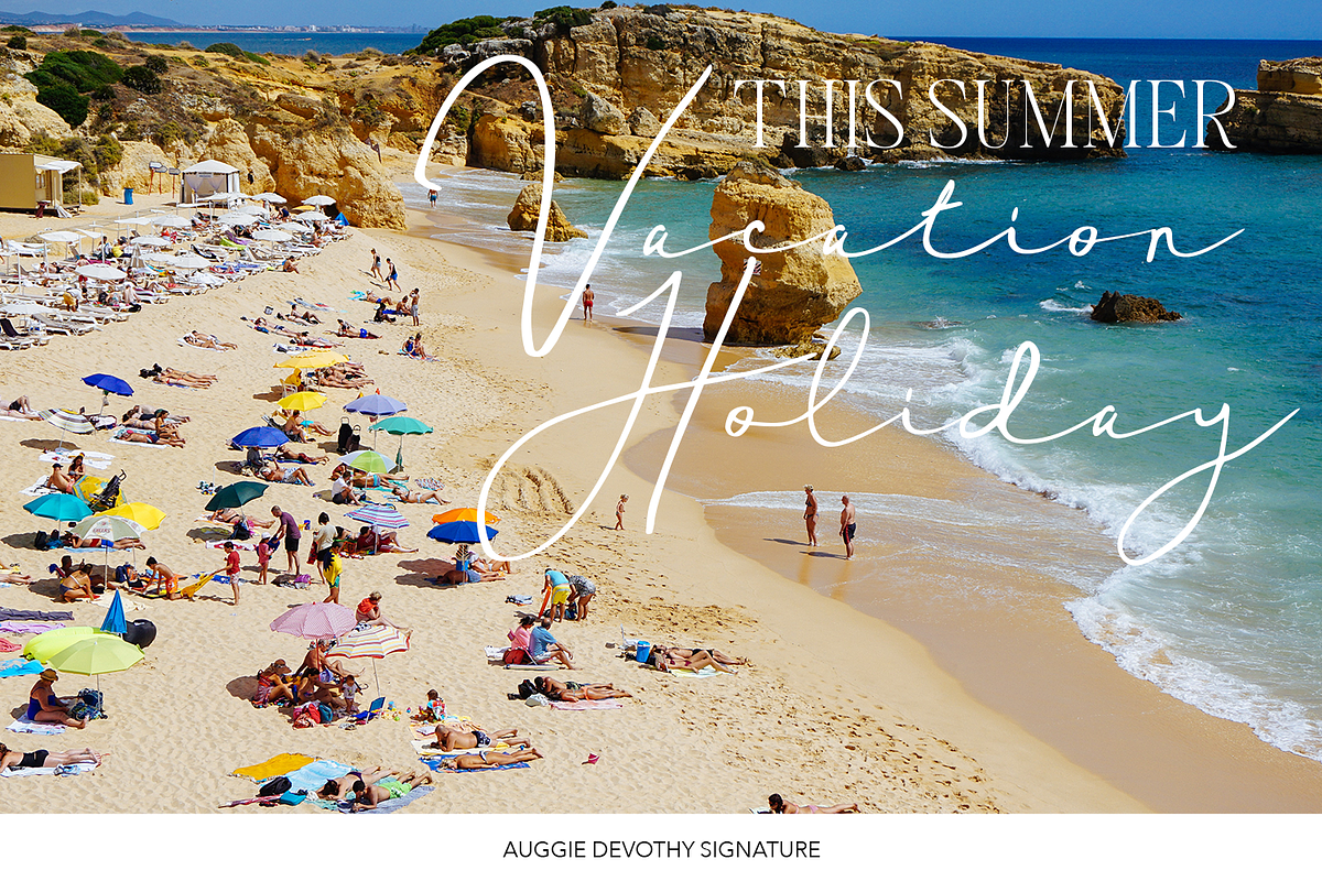 Auggie Devothy Signature, a Script Font by madeDeduk (Photo 11 of 15)