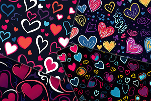 Groovy Love - Funky Valentine Papers