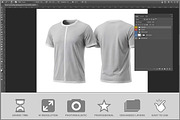 T-shirts Front And Back Mockup PSD, an Advertising Mockup by Bruno's Shop (Thumbnail 2 of 3)
