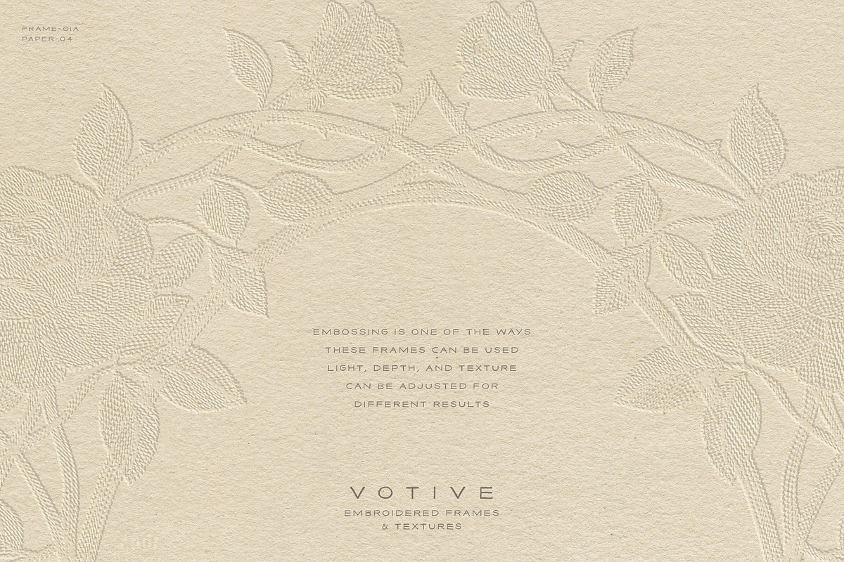 Votive Embroidered Frames & Textures, a Texture Graphic by alonahaidash (Photo 7 of 20)