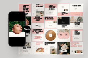 Wellness Social Media Pack – Canva