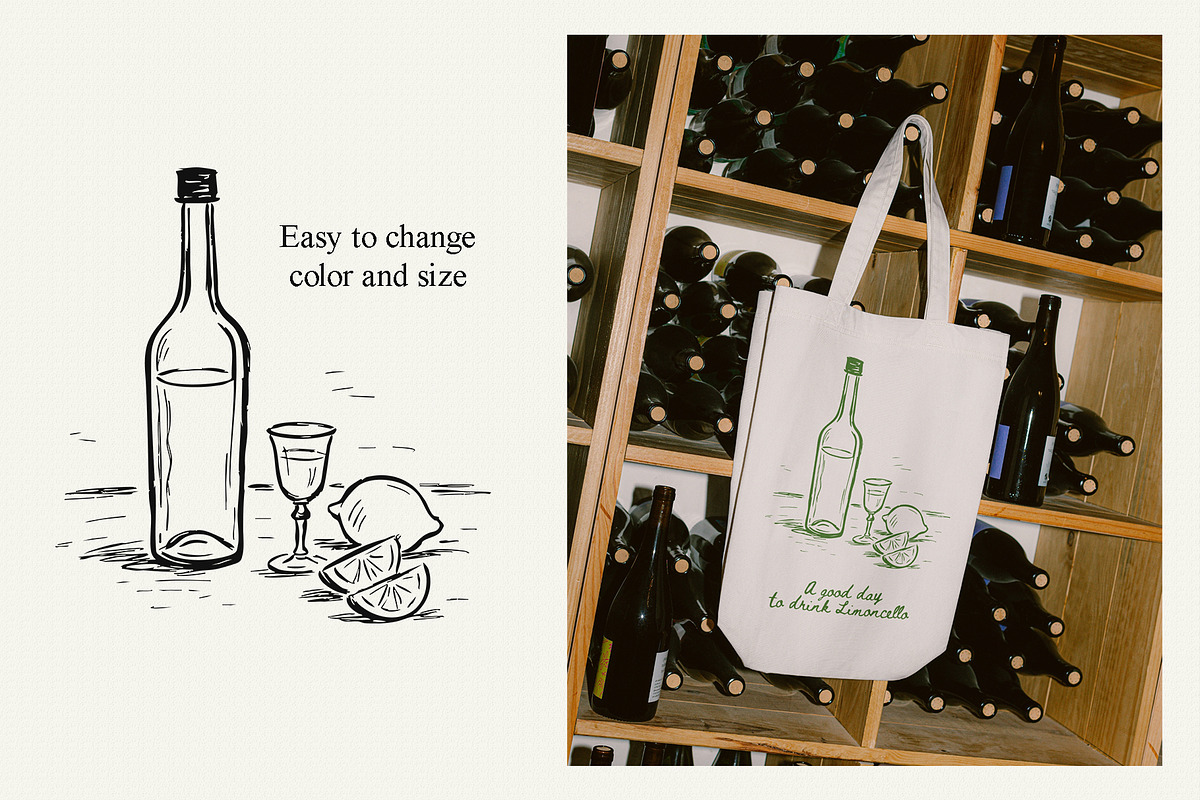 Whimsical bar clipart, an Object Illustration by divanovskaya_nv (Photo 5 of 13)