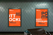 Citylight underground station, an Advertising Mockup by pott.mockups (Thumbnail 1 of 2)