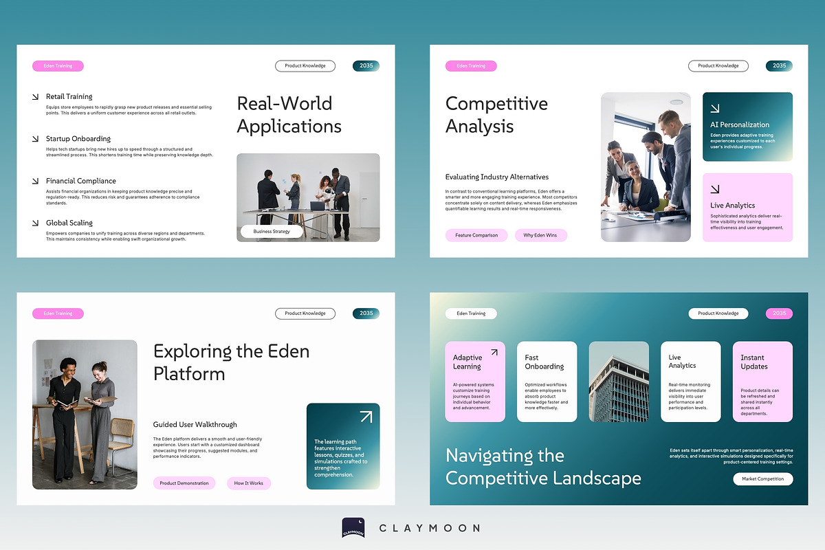Product Training Pitch Deck, a Presentation Template by Claymoon Lab (Photo 5 of 7)