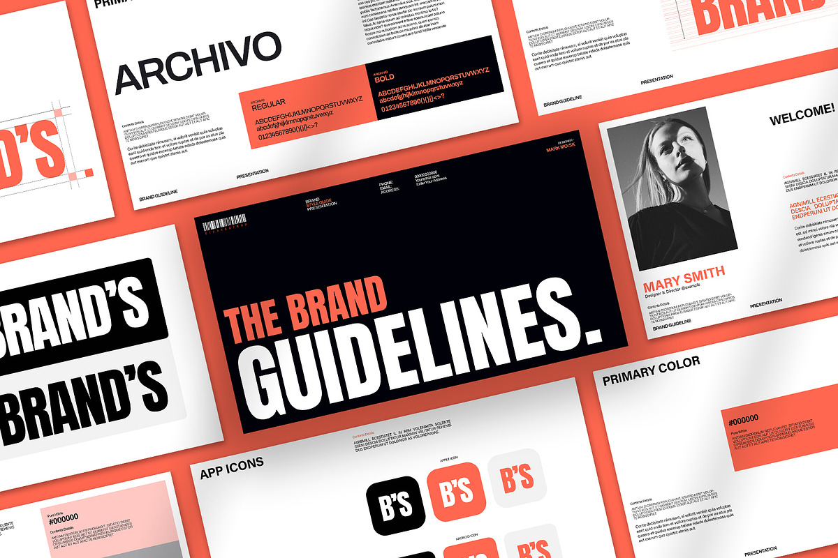 Brand Guideline Presentation, a Presentation Template by Oriofix (Photo 3 of 10)