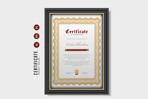 015. Clean Certificate Template