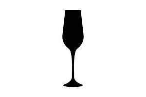 wine glass logo, a Branding & Logo Template by Rhealea_Design