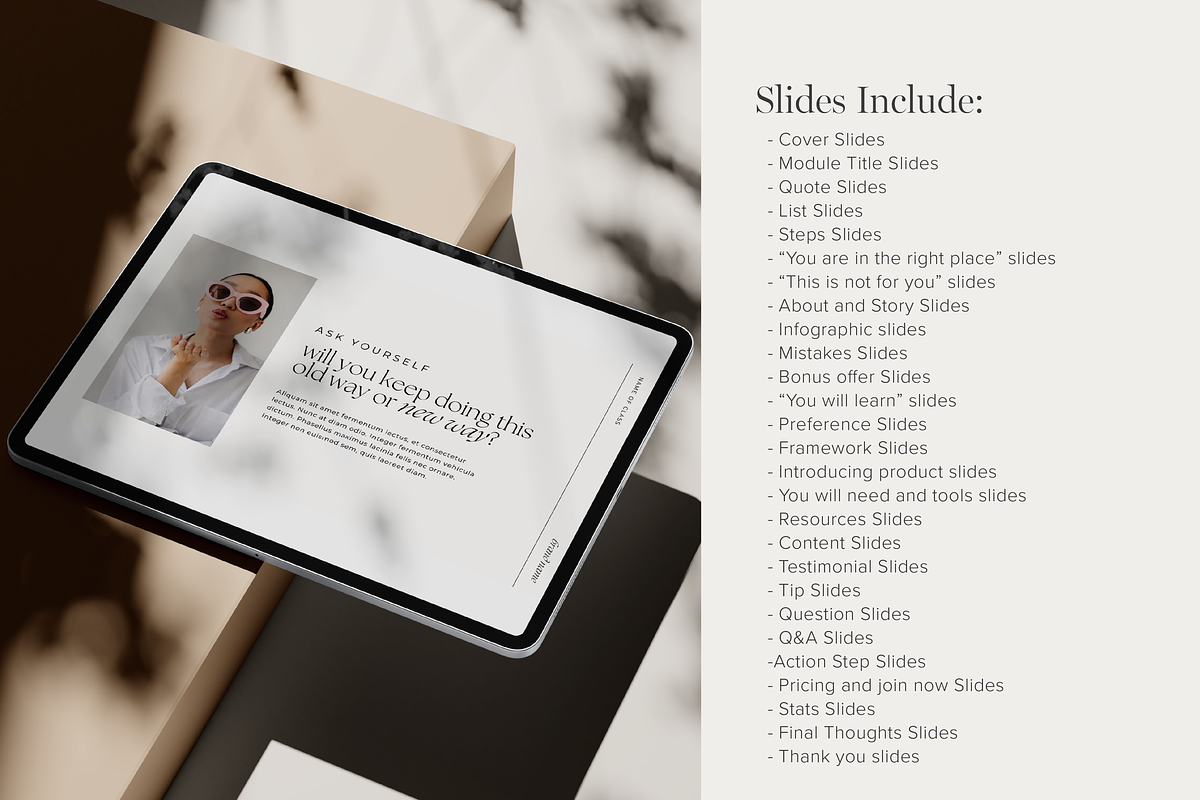 Webinar Masterclass Course Slideshow, a Presentation Template by Tabitha Emma (Photo 3 of 9)