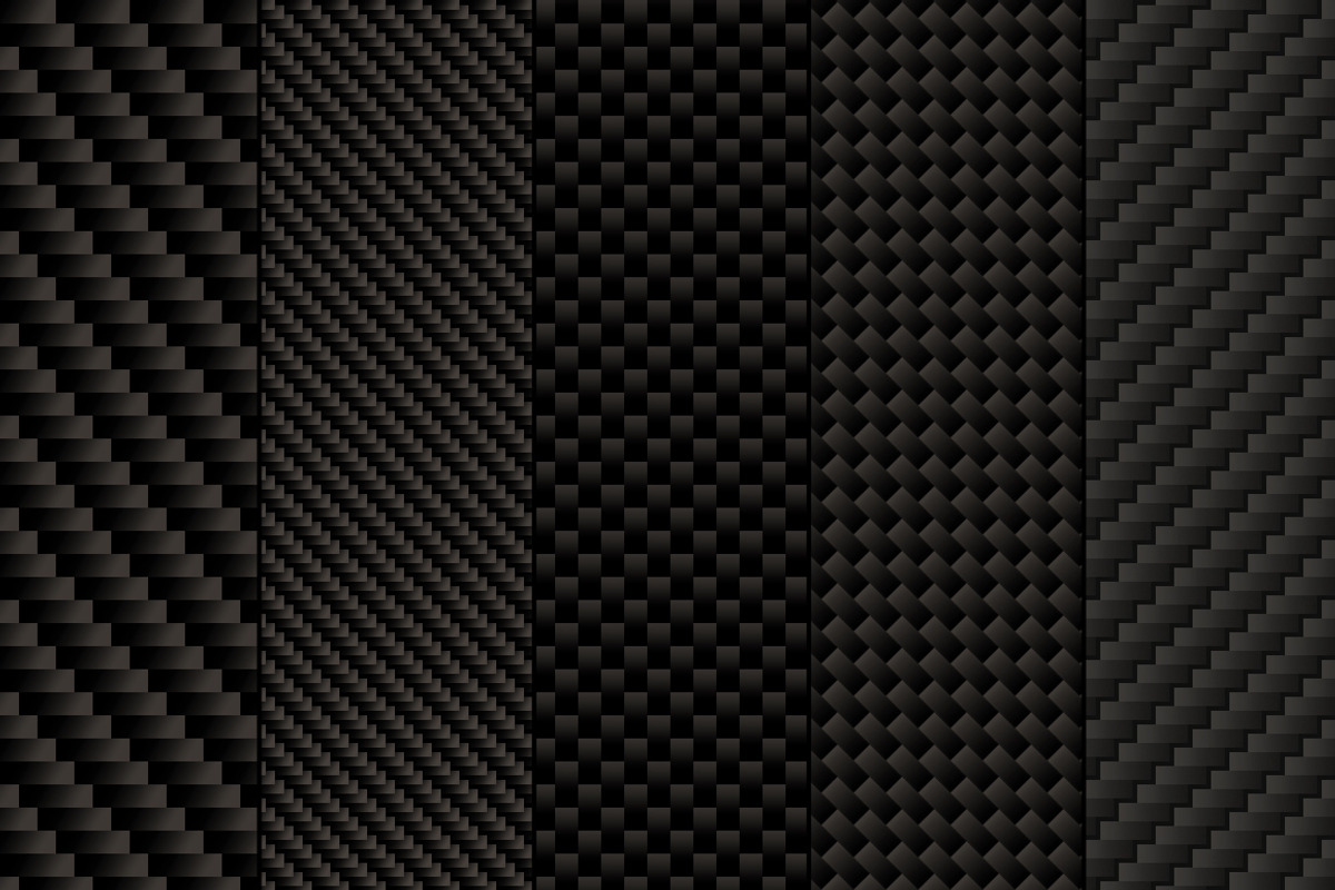 Seamless Carbon Fiber Patterns preview 4