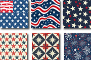 Fourth of July Seamless Pattern, a Pattern Graphic by DreamCafeArt (Thumbnail 4 of 7)