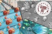 DIGITAL PAPER PATTERNS PACK, a Pattern Graphic by Download Graphic Art (Thumbnail 4 of 5)