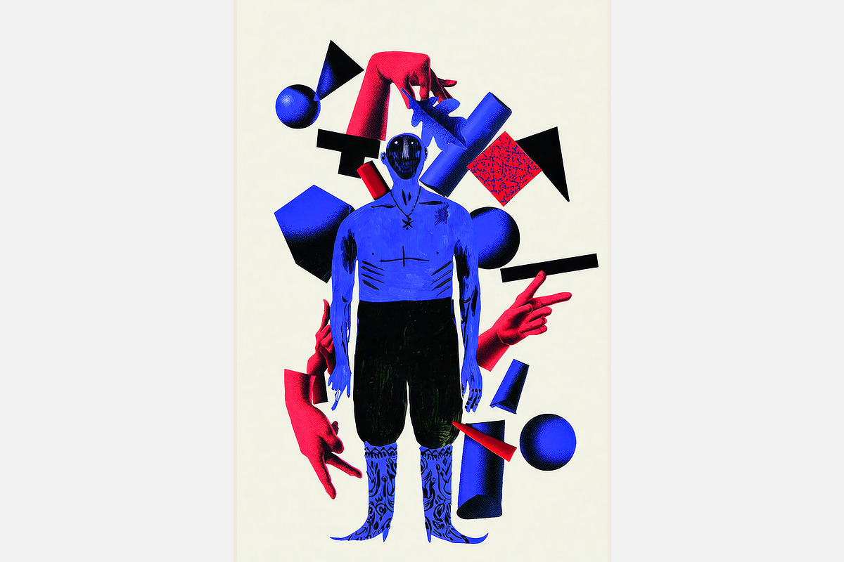 Surreal Geometric Character, a Decorative Illustration by StockVerse Creative (Photo 4 of 4)