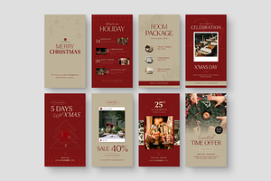 Christmas What's On Social Media, a Social Media Template by BrandPacks