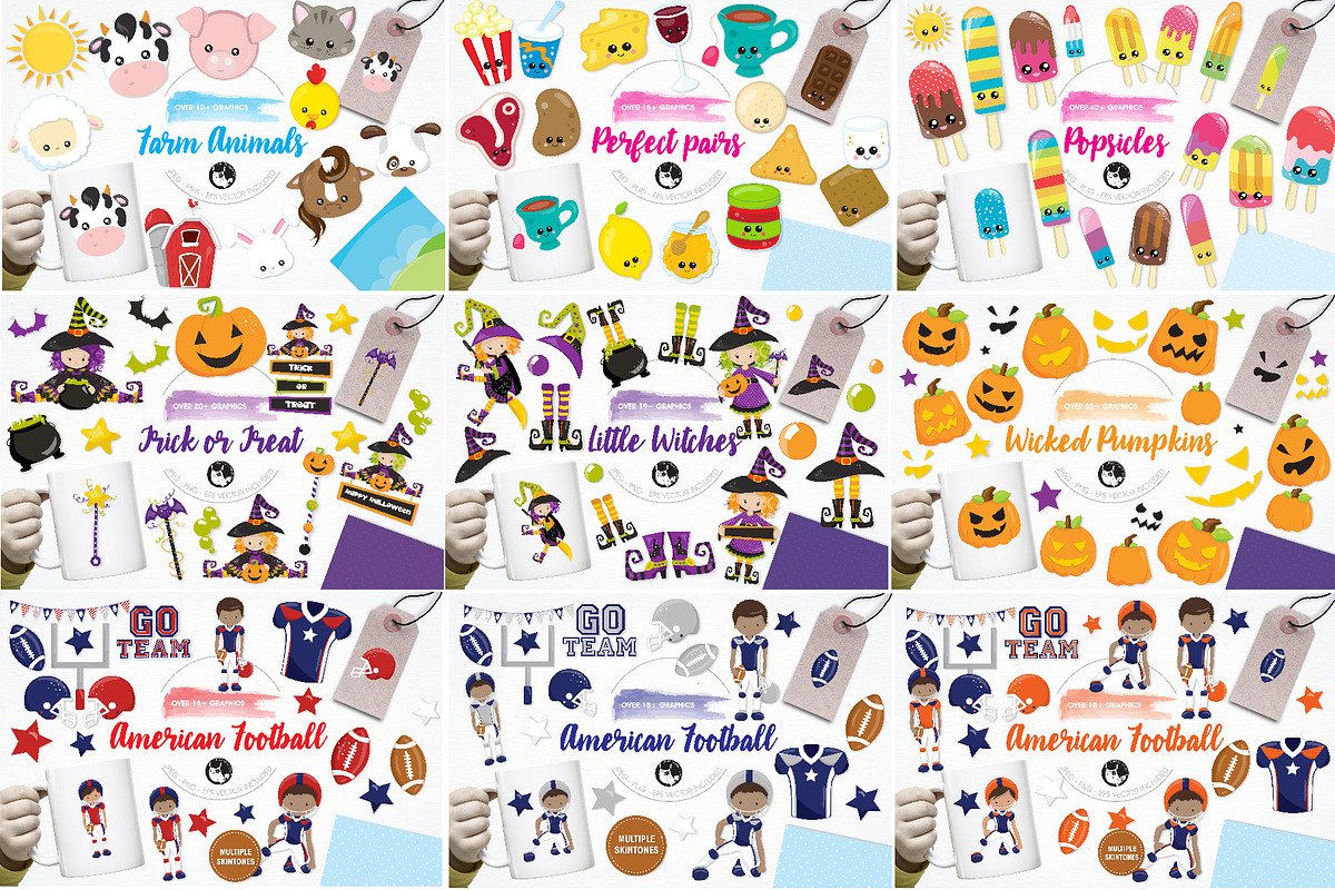 4000 in 1 - GRAPHIC GIANT BUNDLE, an Illustration by PrettyBundles (Photo 12 of 22)