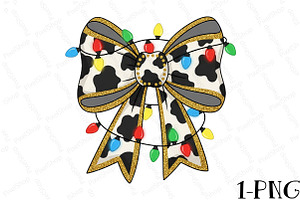 Christmas Coquette Bow PNG, an Illustration by DreamPrint404