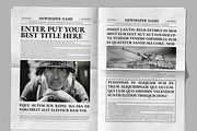 Newspaper Template, a Magazine Template by ContestDesign (Thumbnail 2 of 3)