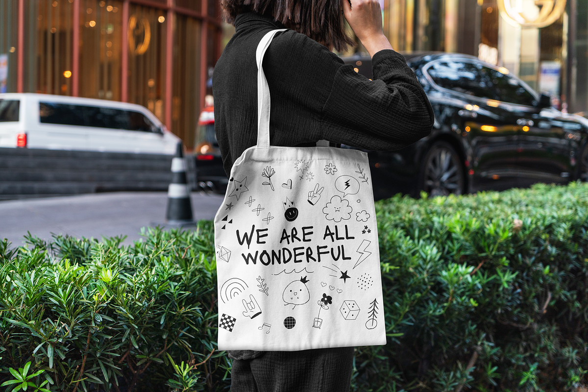 Tote Bag Mockup, a Merchandise Mockup by Custom.scene (Photo 2 of 2)