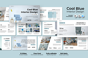 Blue Interior Design - Keynote, a Presentation Template by QR Design Studio (Thumbnail 1 of 3)