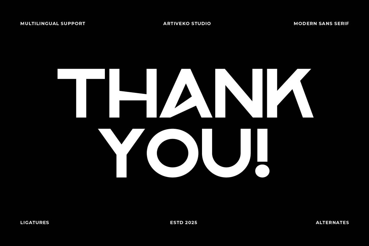 Altere Creative Sans Serif Font, a Sans Serif Font by Artiveko (Photo 8 of 8)
