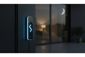 Illuminated wall device glowing at, a Technology Photo by Igor Tichonow