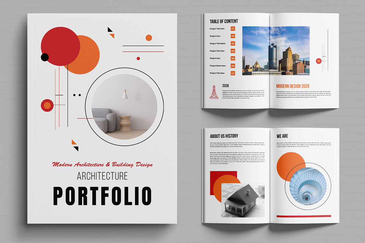 Architecture Portfolio Design, a Brochure Template by MightyDesign (Photo 1 of 6)